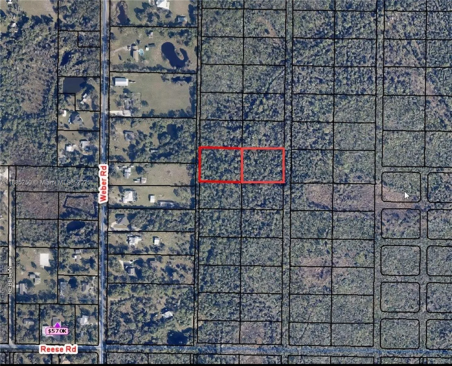Cross Streets Weber Rd Reese Rd and Old Mission Rd, Malabar, FL 32950