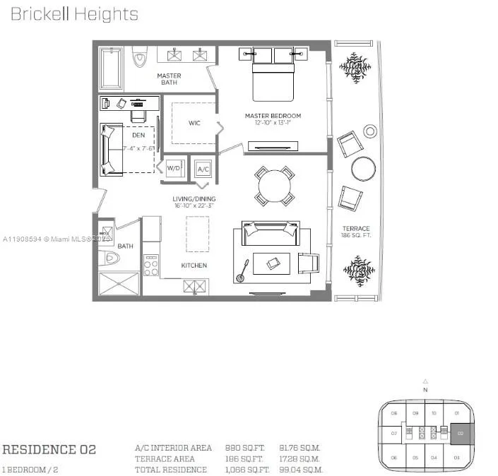 45 SW 9 st # 1402, Miami, FL 33131 photo 7