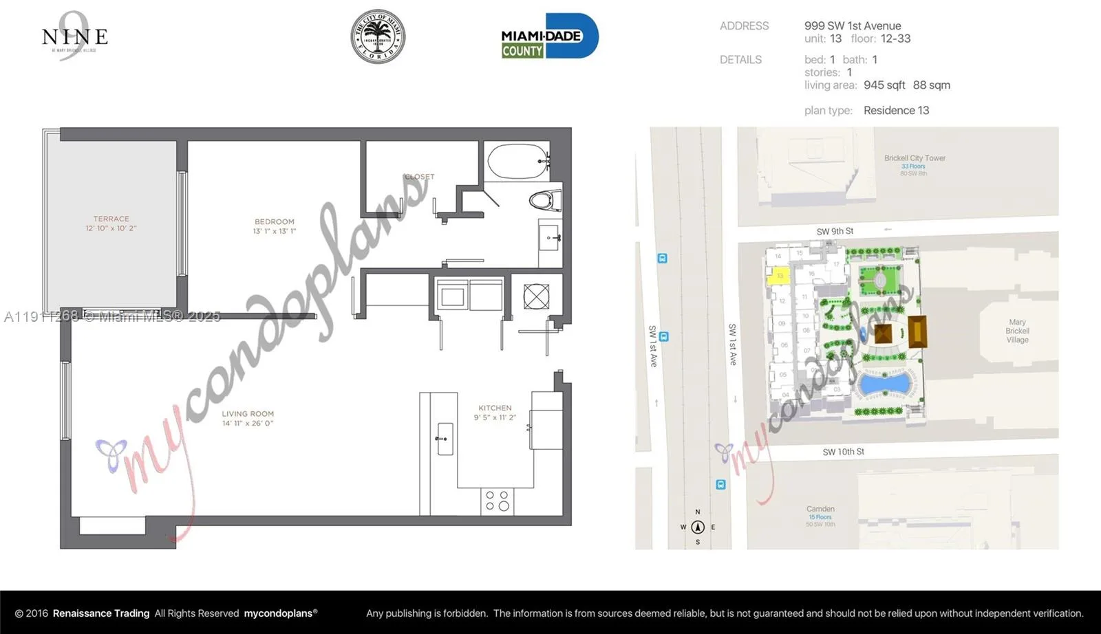 999 SW 1st Ave # 1413, Miami, FL 33130 photo 10