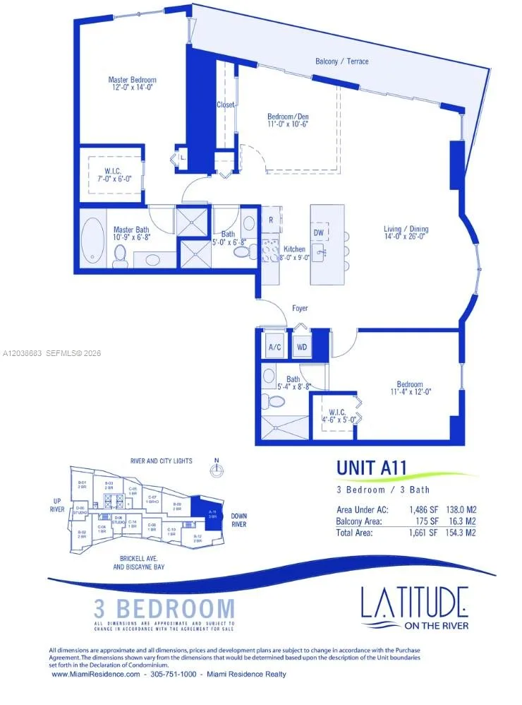 185 SW 7th St # 3311, Miami, FL 33130