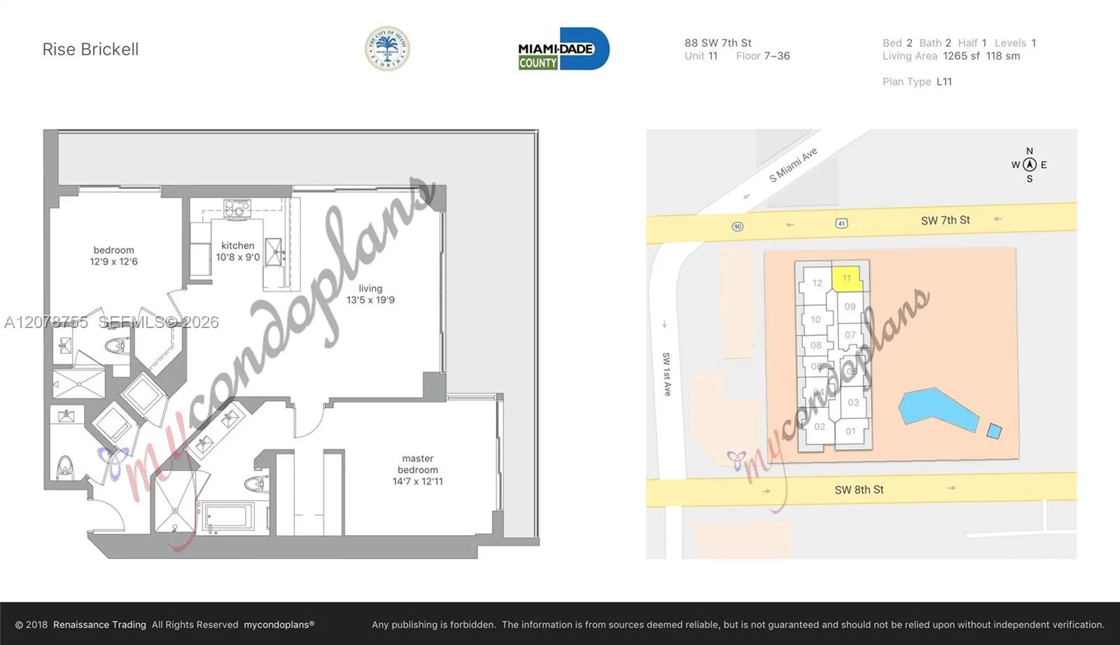 88 SW 7th St # 1511, Miami, FL 33130 photo 4