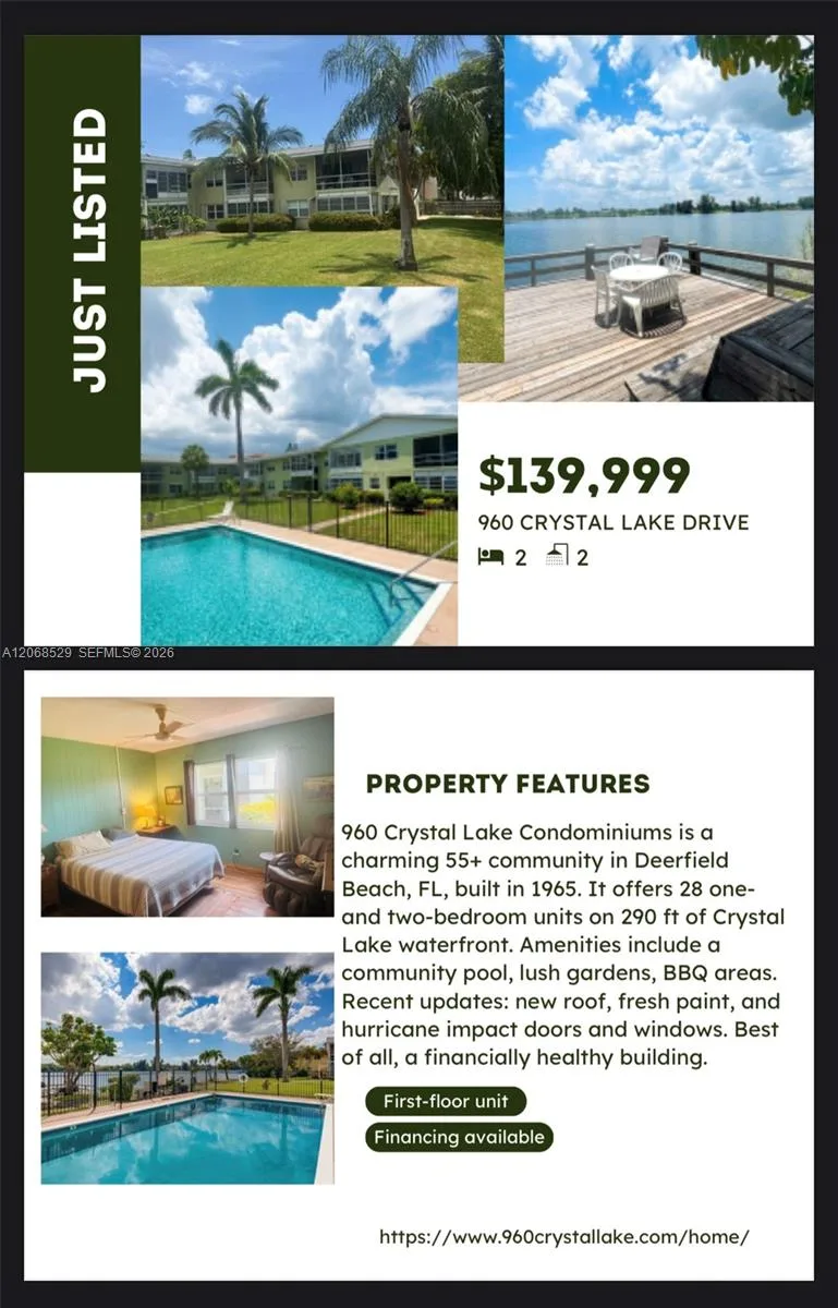 960 Crystal Lake Dr # 114, Deerfield Beach, FL 33064