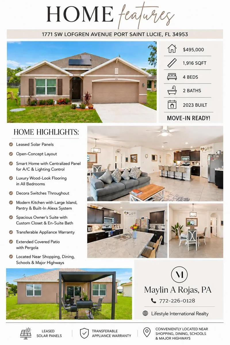 1771 SW Lofgren Avenue, Port St. Lucie, FL 34953 — zdjęcie 2