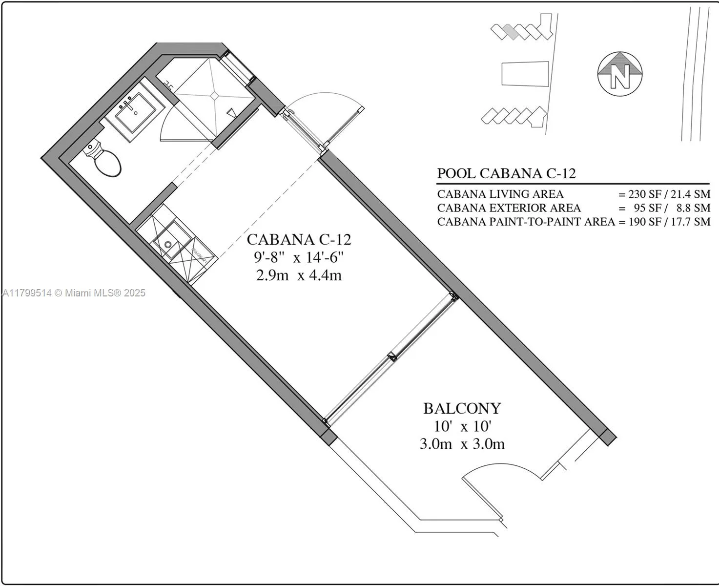 18501 Collins Avenue # Cabana 12, Sunny Isles Beach, FL 33160 photo 7