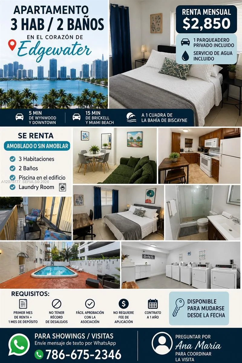 500 NE 26th St # 2C, Miami, FL 33137