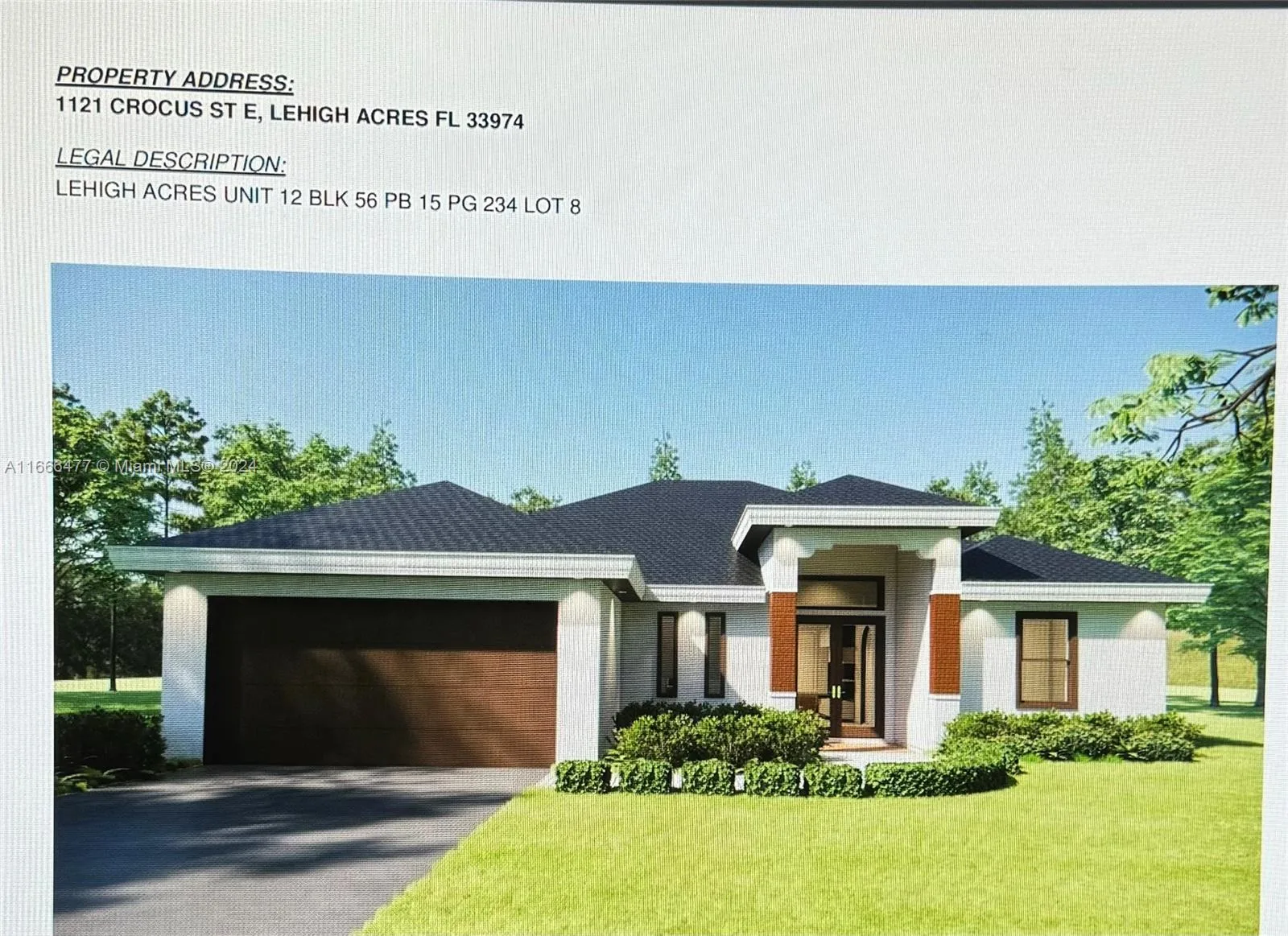 1121 CROCUS ST E, Lehigh Acres, FL 33974