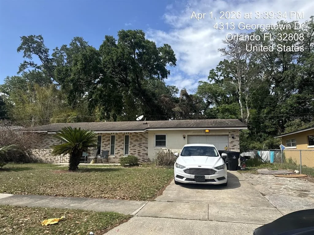 4313 GEORGETOWN DRIVE, ORLANDO, FL 32808